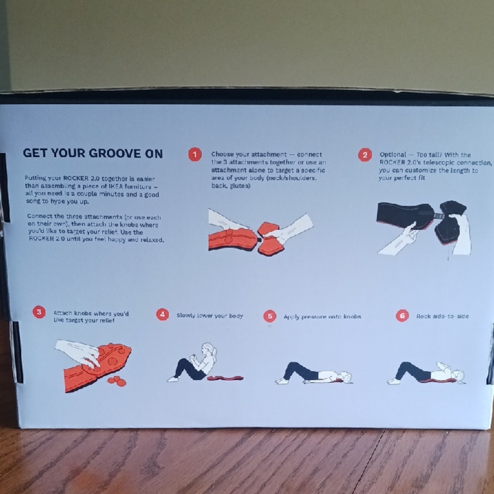 Back Relief Device - Red - Picture 5 of 5